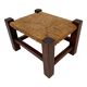 Vintage footstool stool minimalist