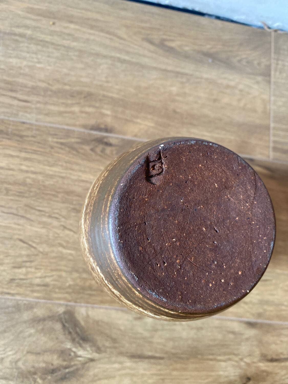 Stoneware ceramic bottle carafe