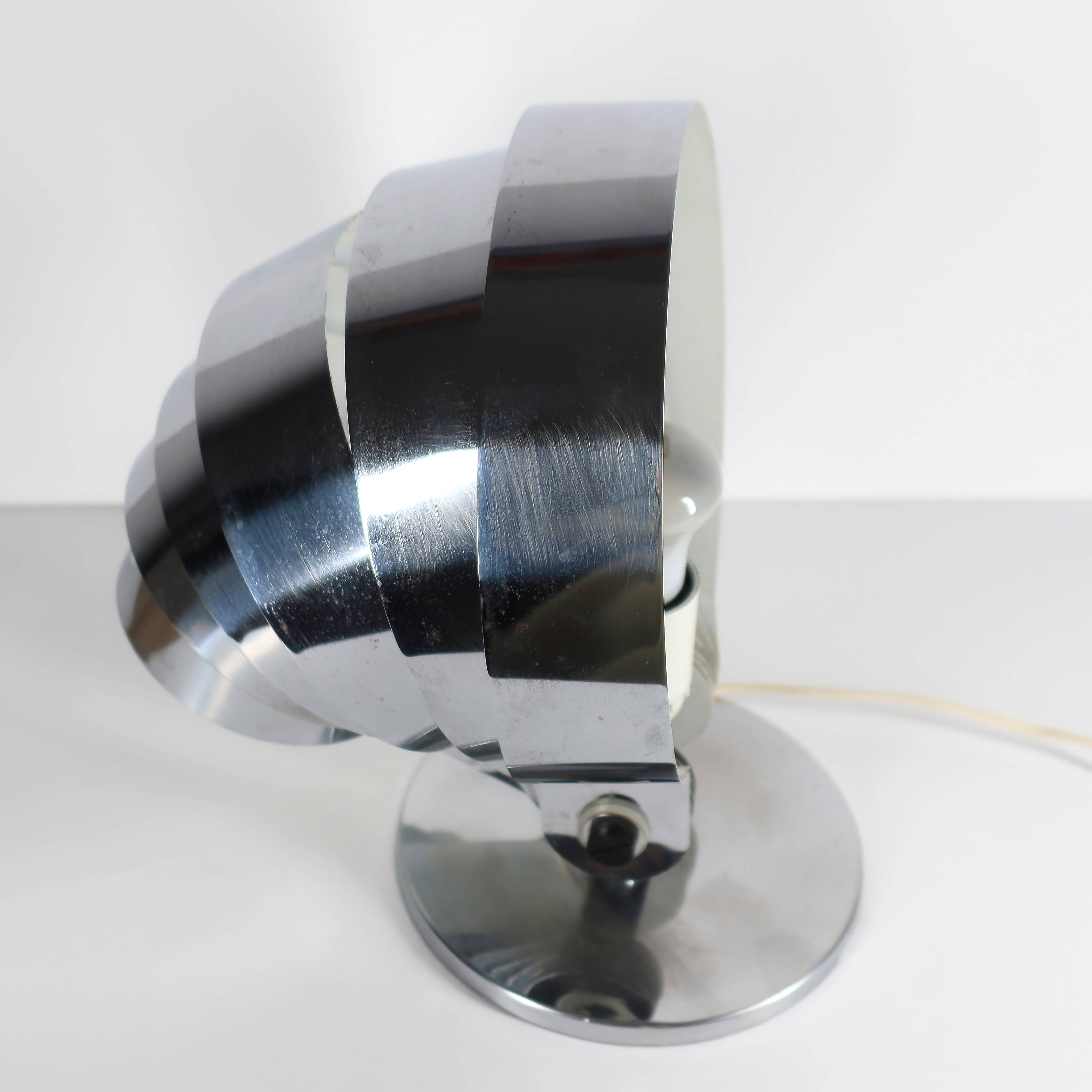 Visier Space Age Vintage Desk Lamp by ER Nele for Temde, Switzerland