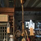 Brass chandelier 3 branches