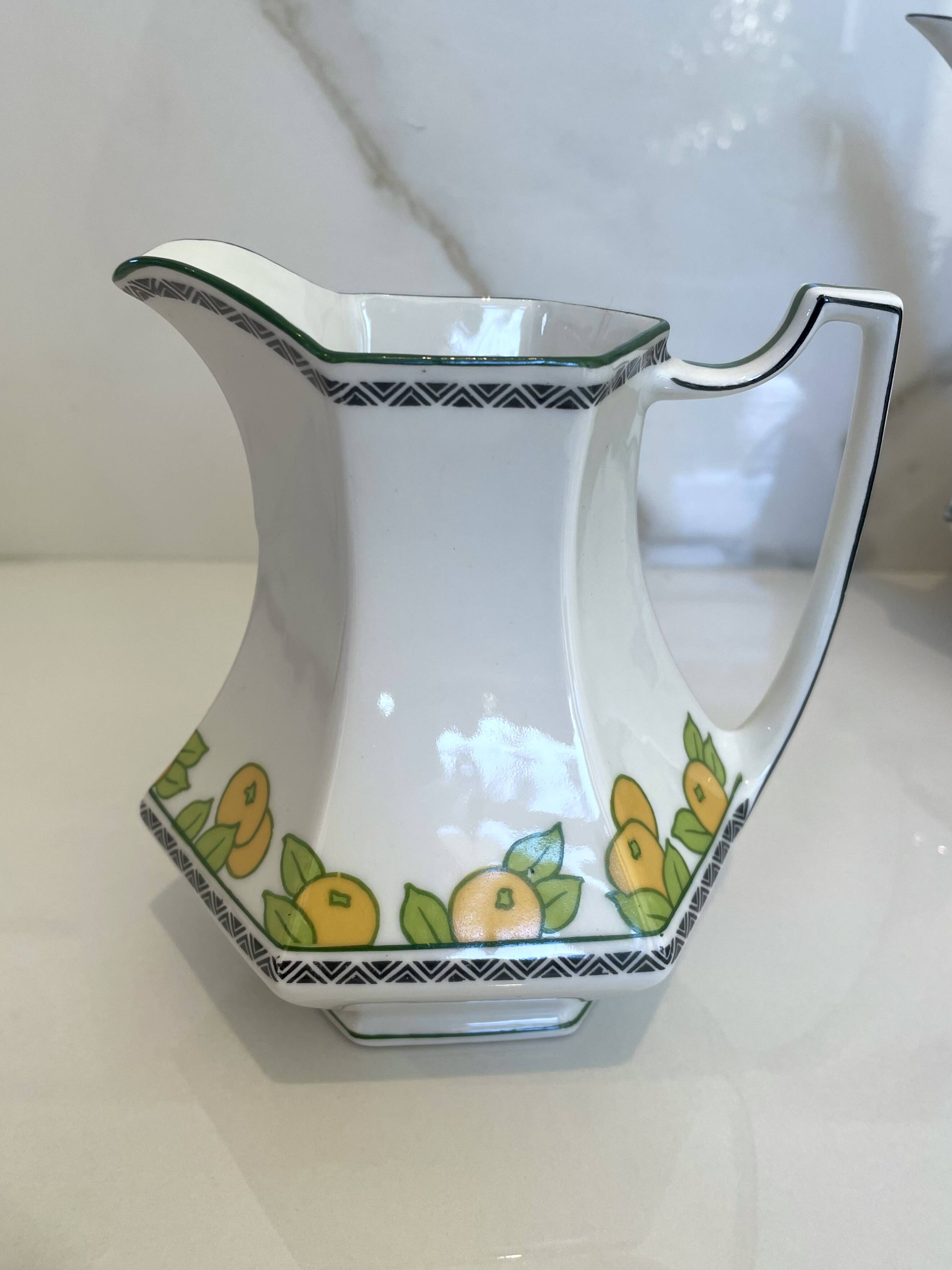 Art Deco tea service - Limoges Lanternier - 1920s 1930s