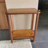 Art Deco selette in solid walnut