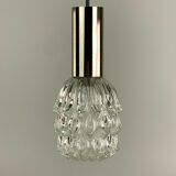 60s 70s lamp hanging lamp ball lamp bubble chrome glass space age design