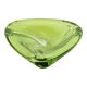 Vintage Green Crystal Bowl Val Saint Lambert 1960s