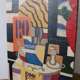 Tableau huile sur toile Fernand Léger cubistes peintre français vieux