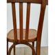 3 wooden bistro chairs