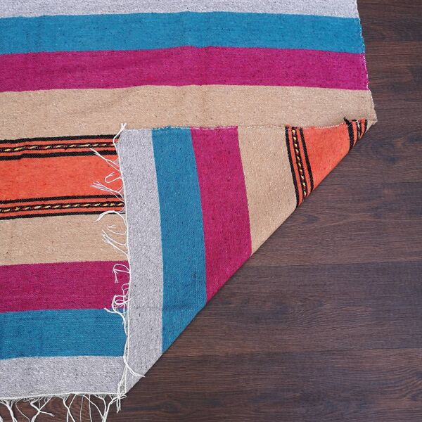 Tapis berbère marocain fait main multicolore 140 x 230 cm