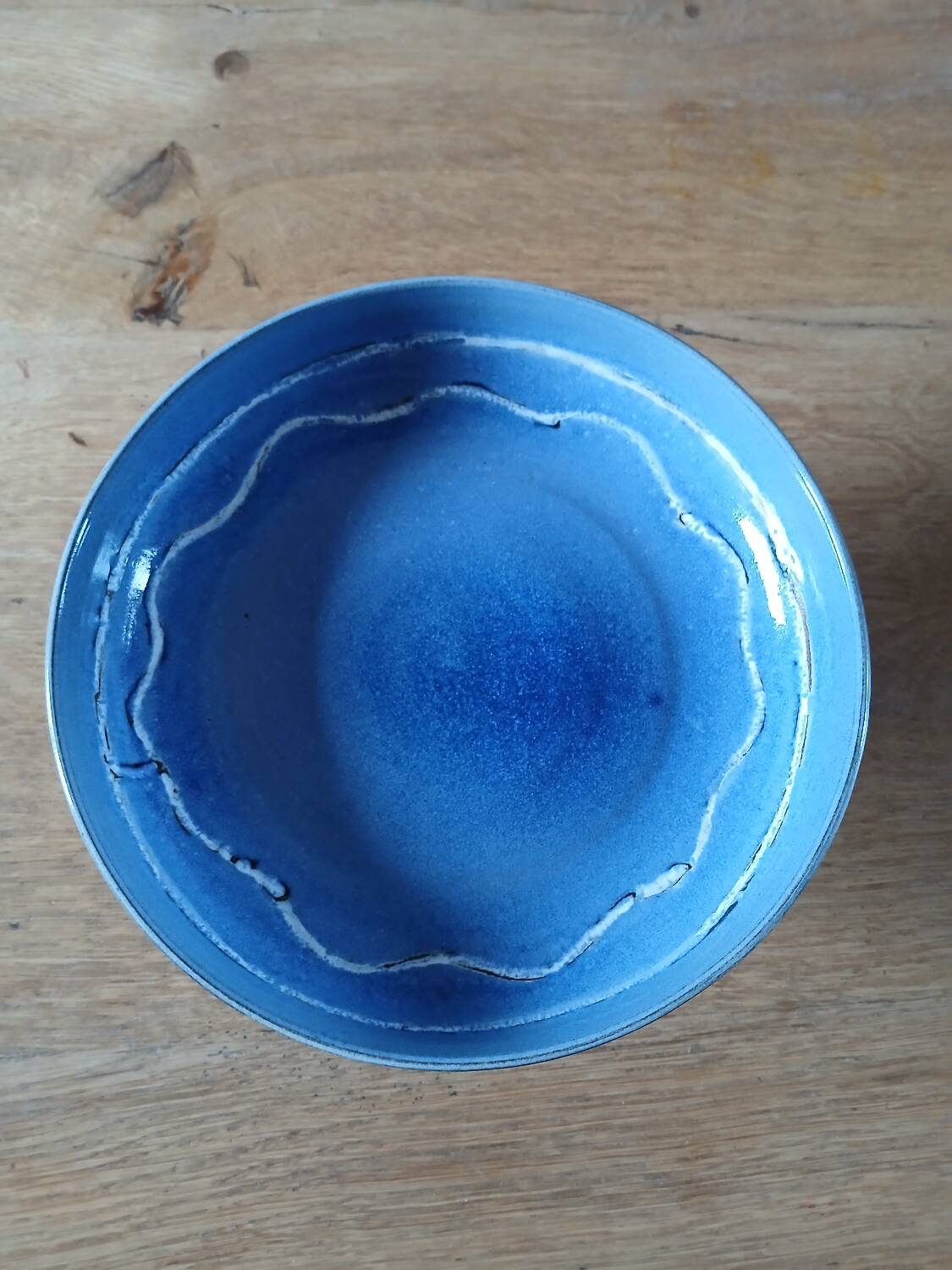 Compotier en poterie artisanale 