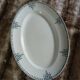Oval plate in ironstone