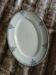 Oval plate in ironstone