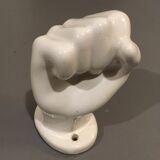 Porcelain pastry in the shape of a fist