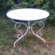 Table basse de jardin en fer forgé desserte enfant