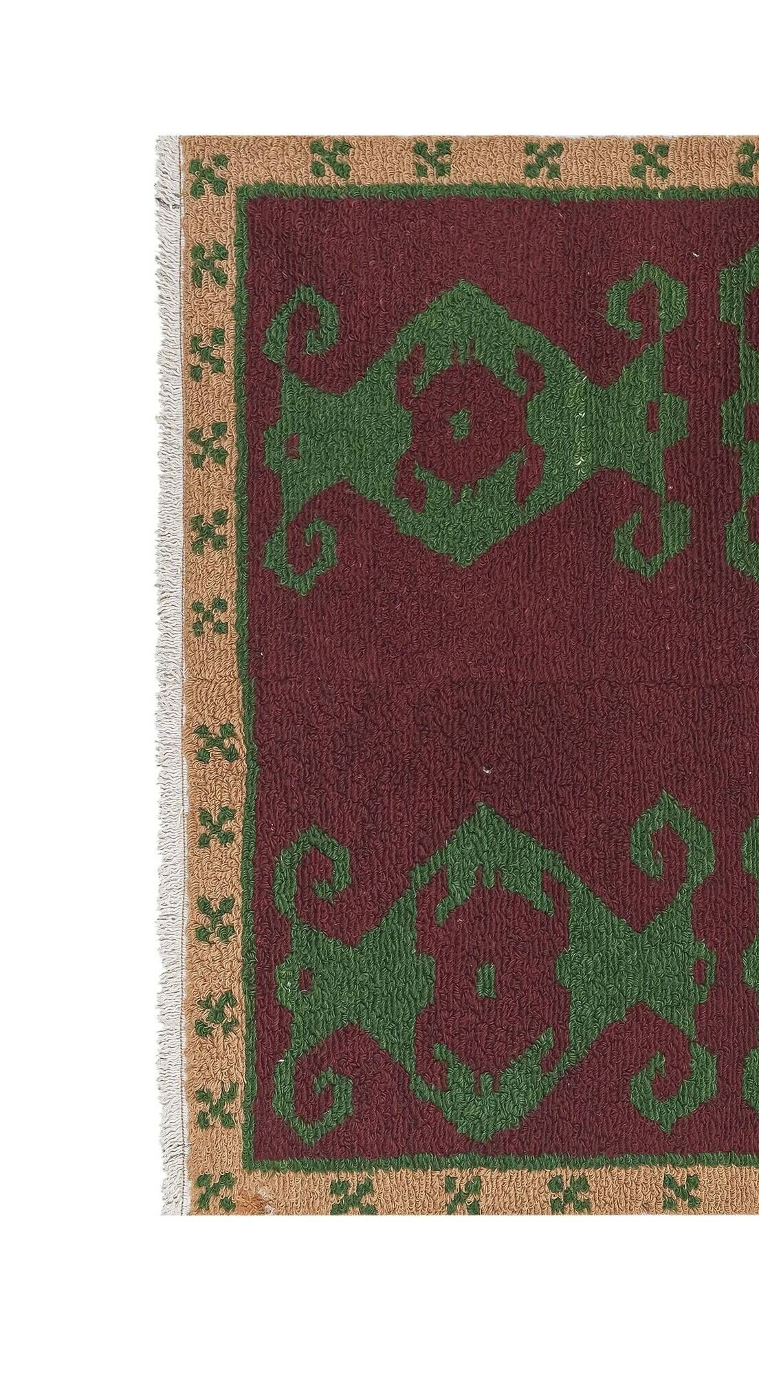 Vintage handmade Turkish rug 121x156 cm