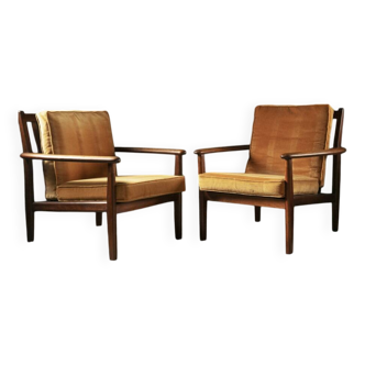 Pair of Scandinavian armchairs