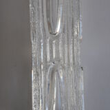 Modernist cubic vase daum signed