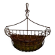 Wrought iron wall planter