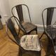 Set of 4 Boston chairs in patinated bronze metal – Westwing ni