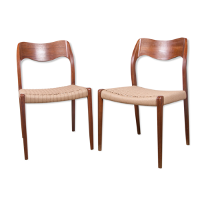 Paire de chaises danoises