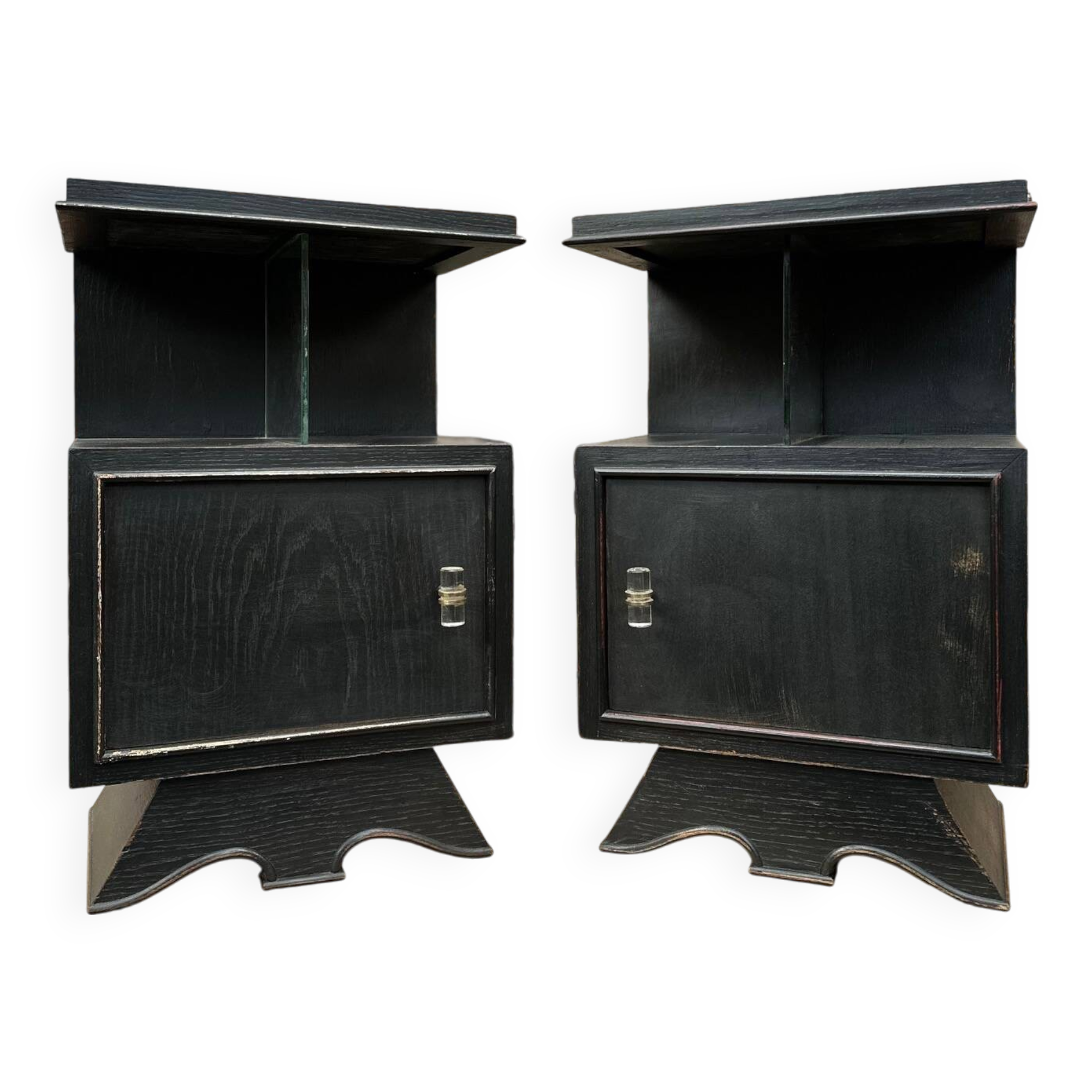 Pair of 1940s bedside tables