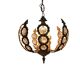 Palwa Palma & Walter style - Hollywood Regency style - brass - facet-cut gl