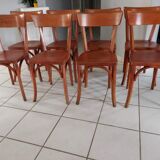 Series of 8 Baumann bistro chairs