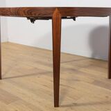Mid-Century Round Rosewood Dining Table by Severin Hansen for Haslev Furnit