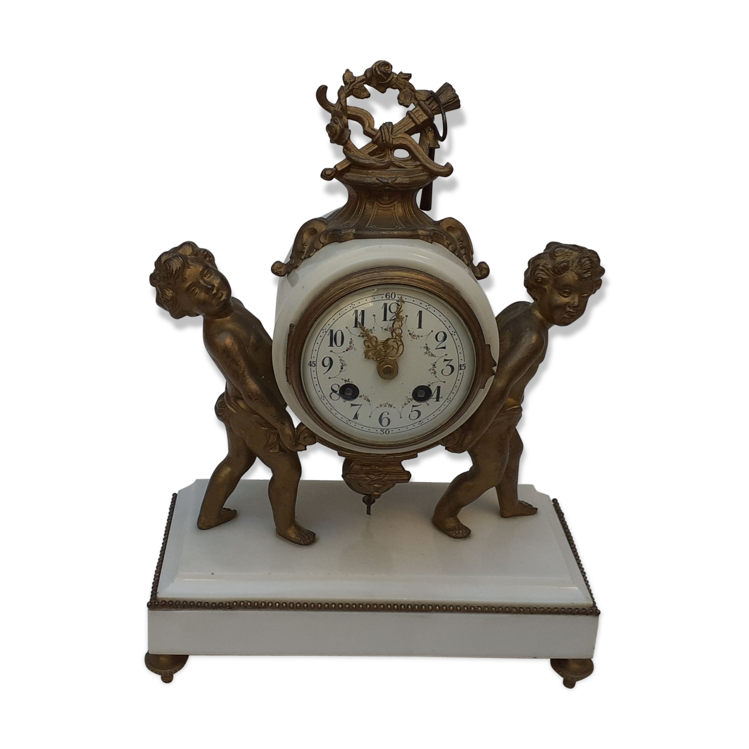 Marble and bronze pendulum