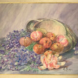 Watercolor of the 1900s by A. Bassée