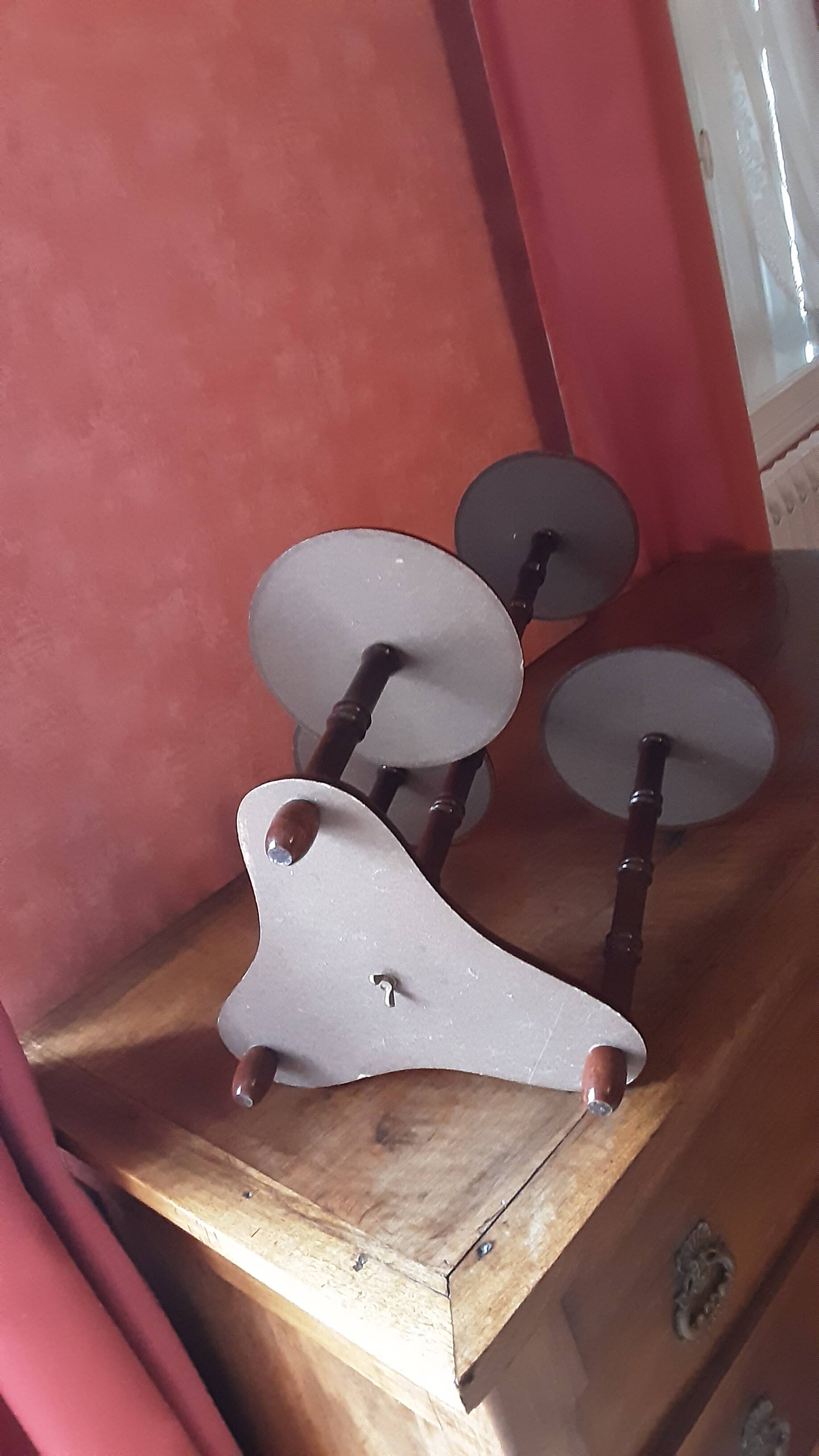 Antique wooden plant stand