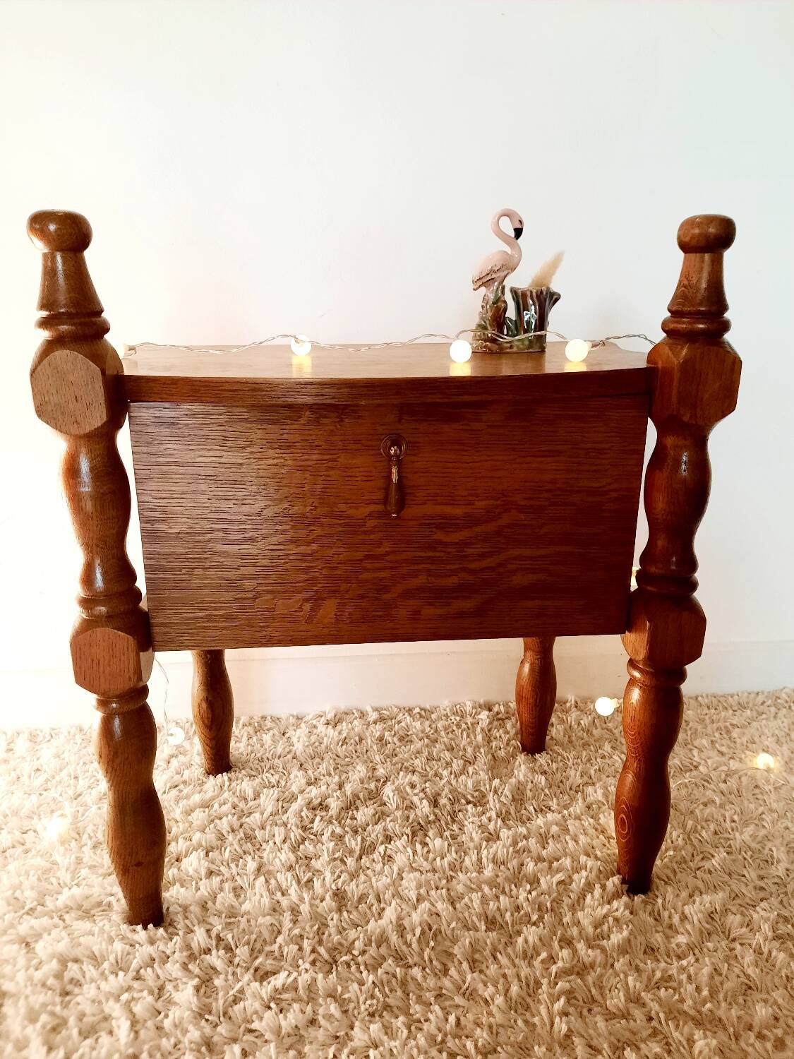 Petit meuble/ Chevet bois ancien