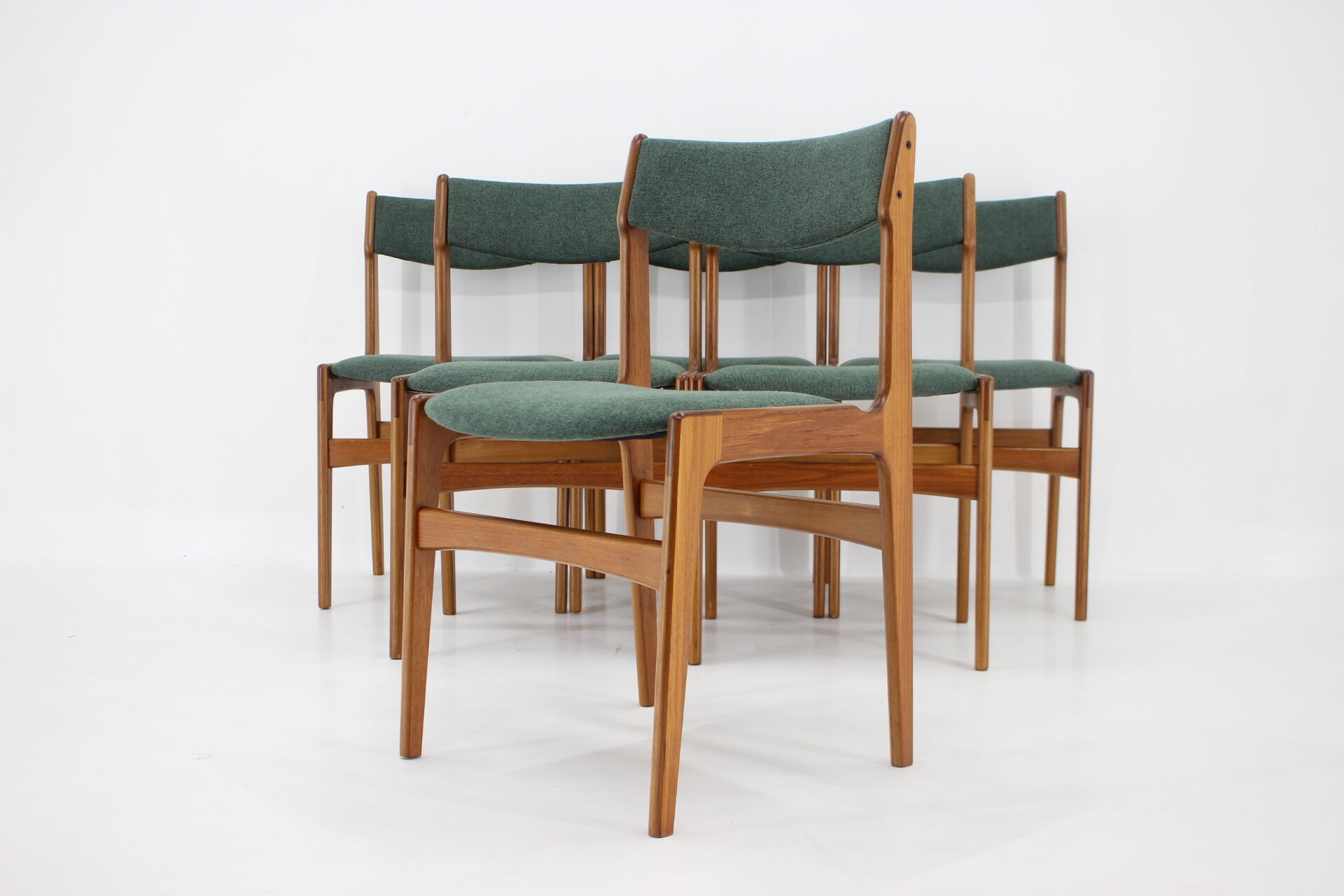 1960s Set of Six Teak Dining Chairs, Denmark