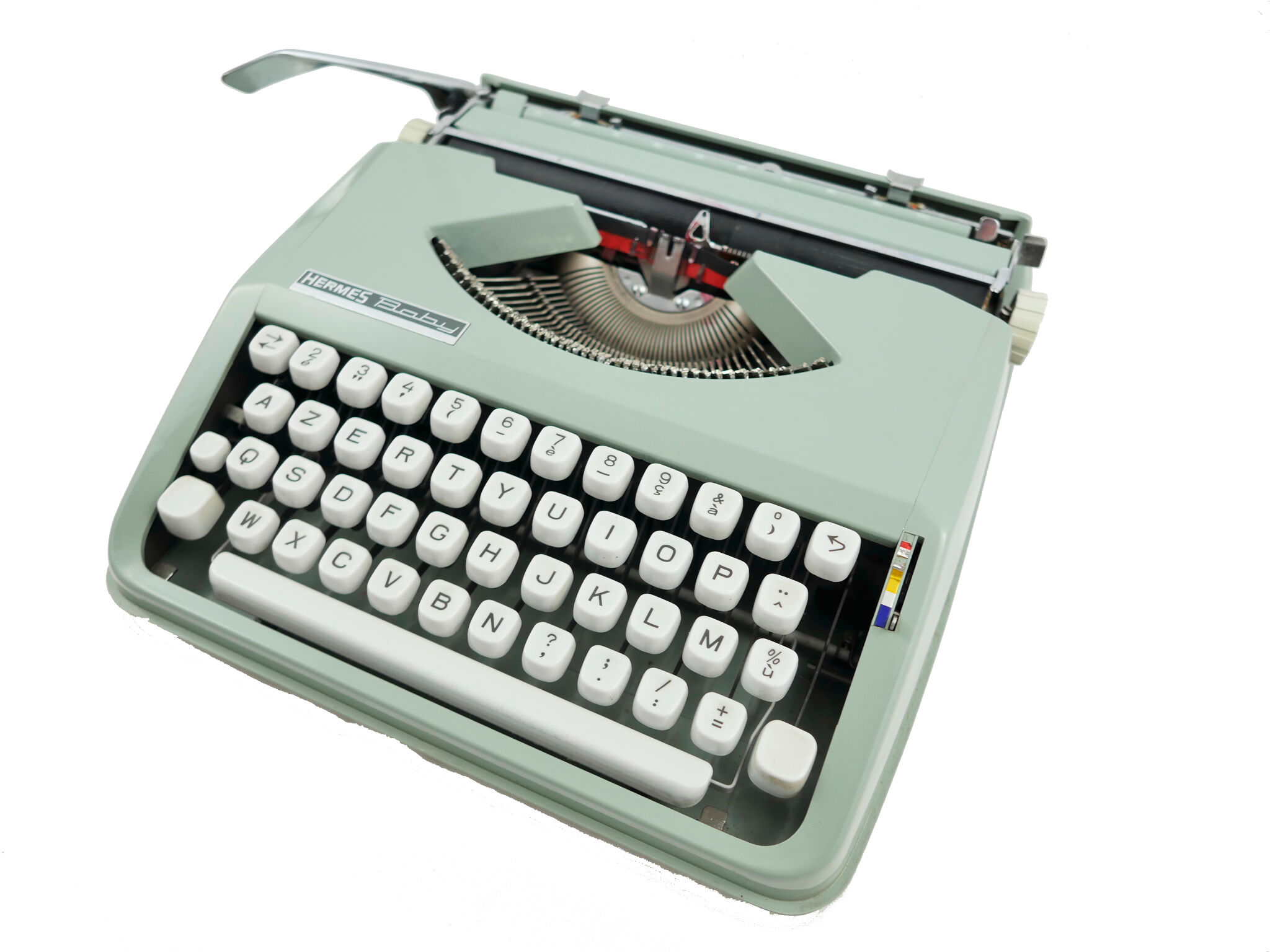 Hermes Baby Cursive Typewriter Revised New Ribbon