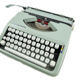 Hermes Baby Cursive Typewriter Revised New Ribbon