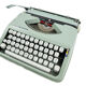 Hermes Baby Cursive Typewriter Revised New Ribbon