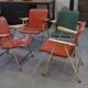 Folding chairs by Russel Wright for Samsonite Chairs 1960s