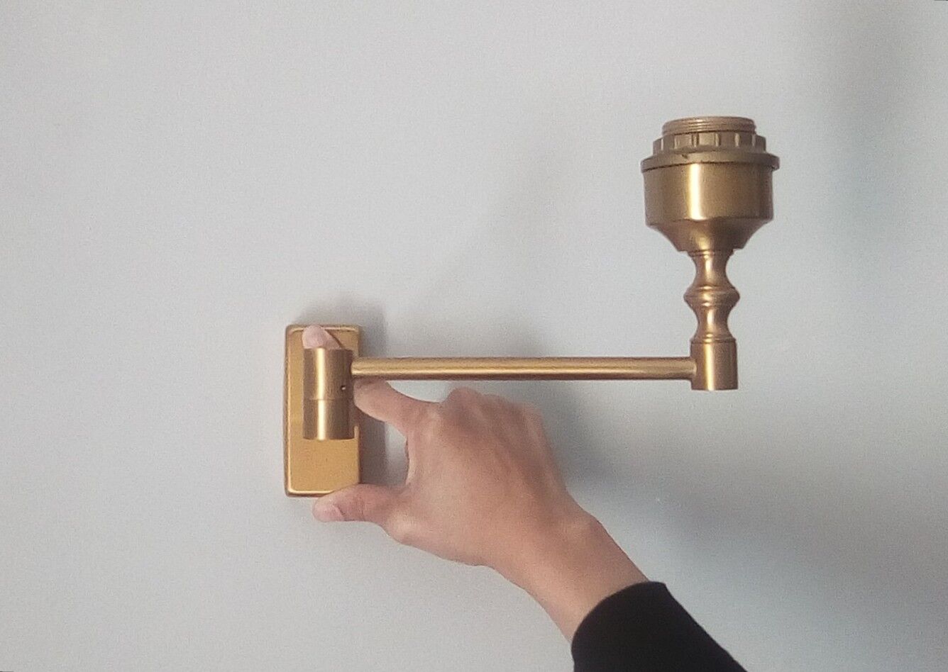 Pair of brass sconces 60/70s
