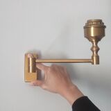 Pair of brass sconces 60/70s