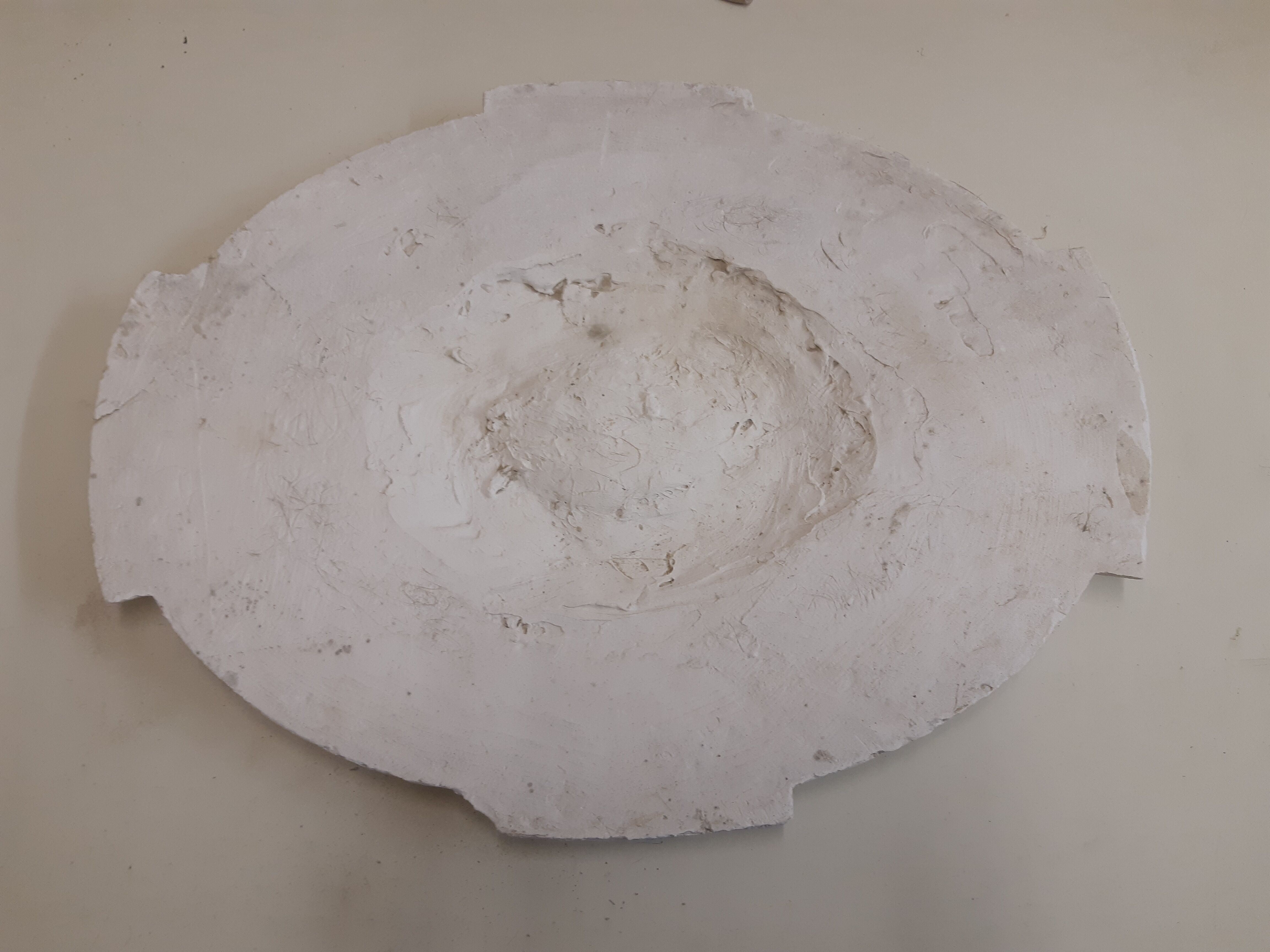 Plaster rose window