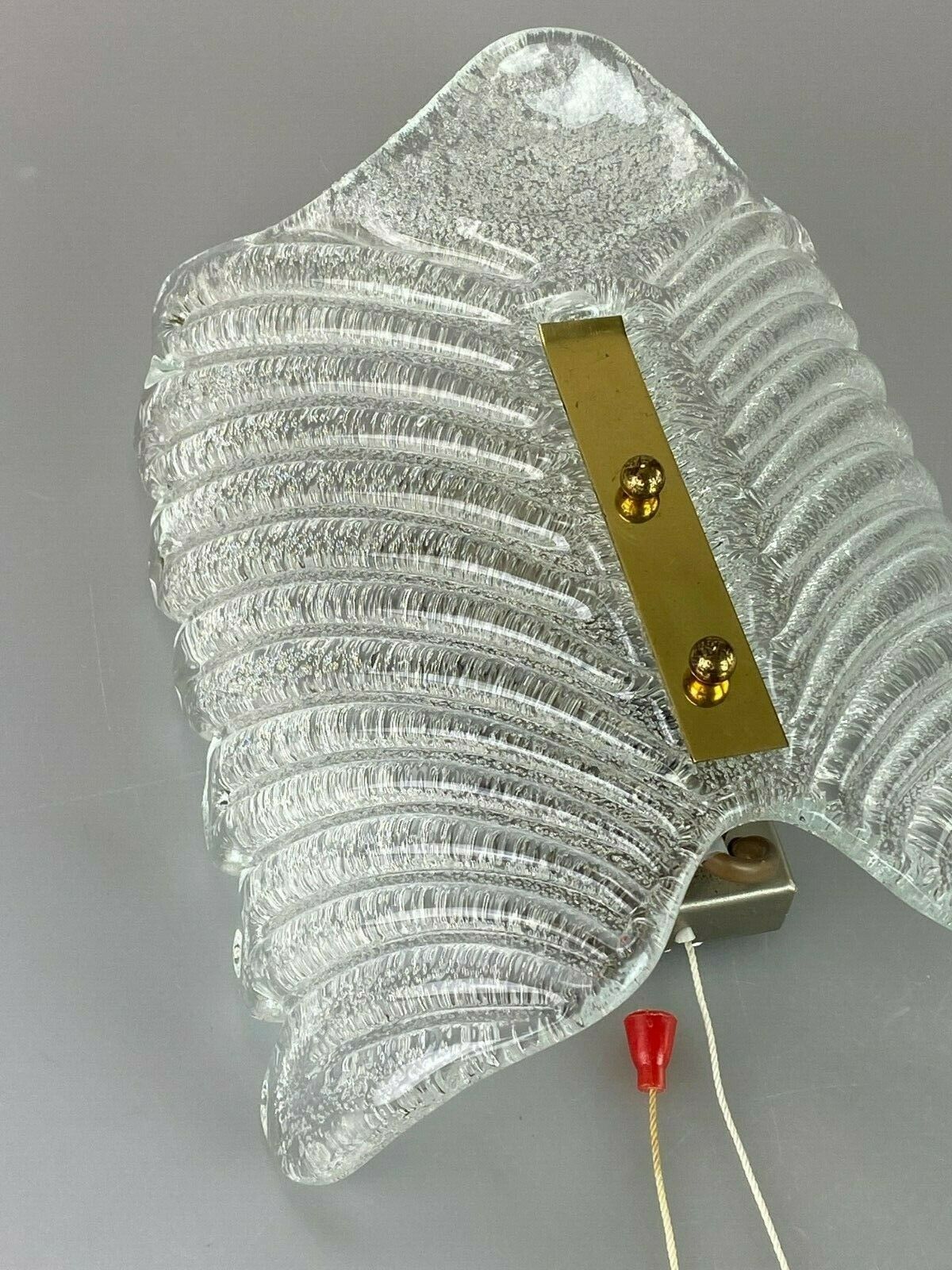 60s 70s lamp light wall lamp wall lamp ice glass space age design