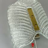 60s 70s lamp light wall lamp wall lamp ice glass space age design