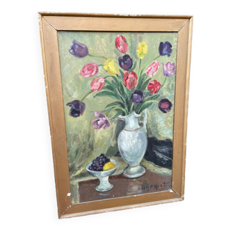 Tableau fleuri grande taille