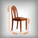 Set of 4 stained beech chairs, Art Deco – 1910
