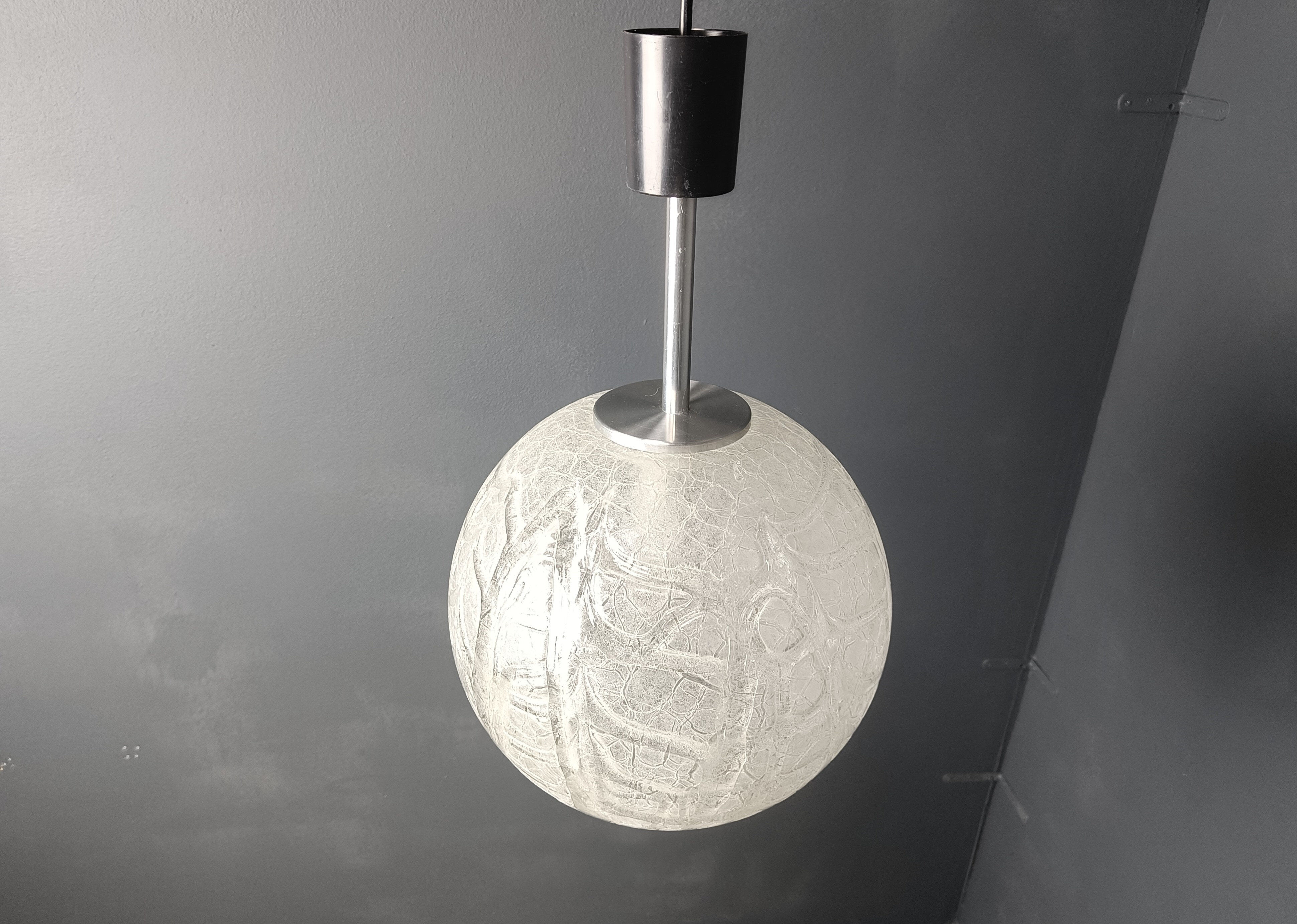 Vintage pendant light by Doria Leuchten, 1960s