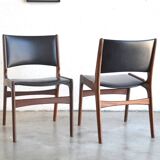Series of four chairs by Erik Buch