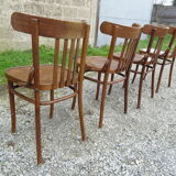 Series of 4 bistro chairs