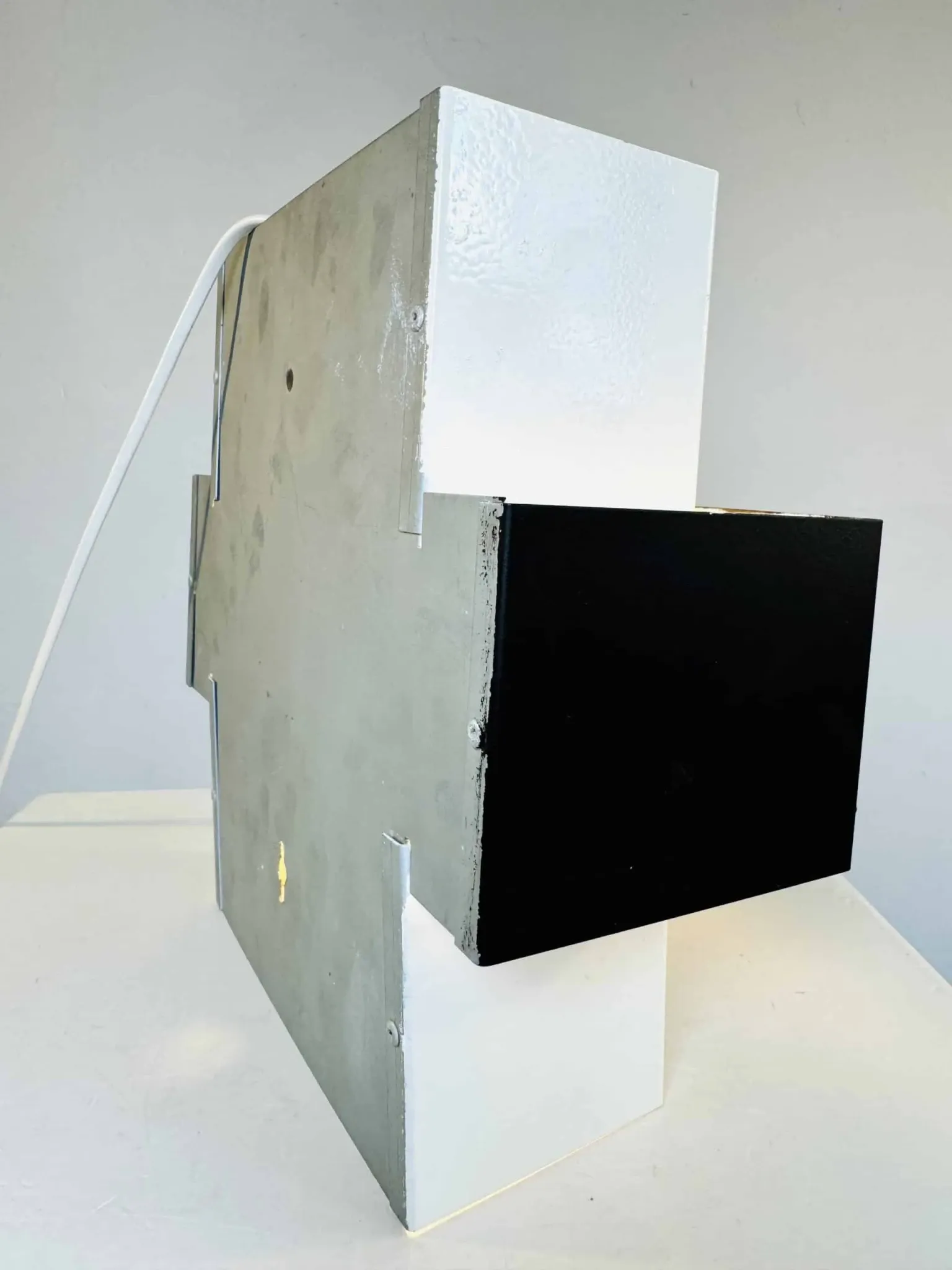 Geometric Wall Lamp By J.J.M. Hoogervorst For Anvia Nederland, The Netherlands, 1960S