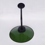 Lampe d'extérieur ancienne en tôle émaillée