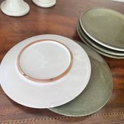 Set of 5 ceramic dessert plates