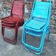 Lot de 6 chaises vintage JYM, meubles sièges industriels