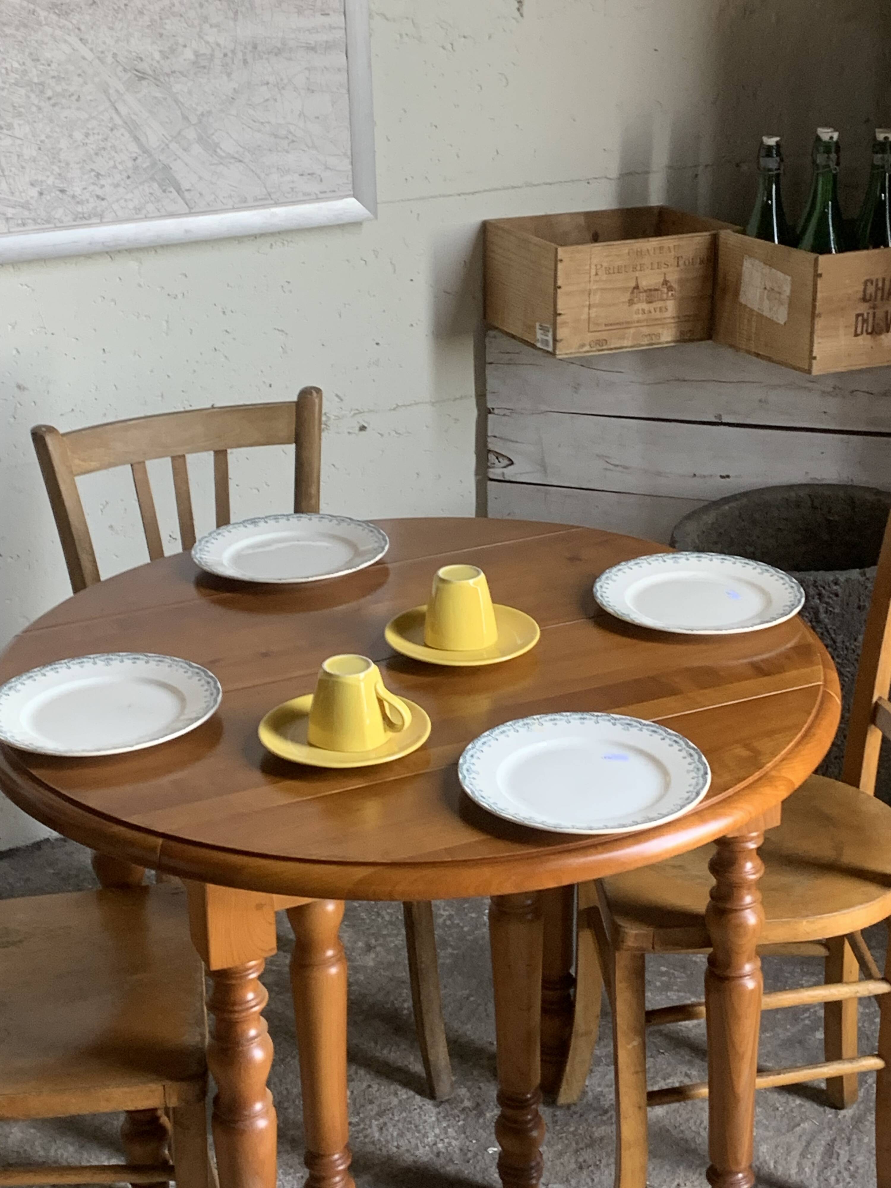 Table ronde 2 à 8 repas